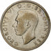 Grã-Bretanha, George VI, 1/2 Crown, 1942, Prata, VF(30-35), KM:856