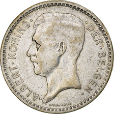 Belgique, Albert I, 20 Francs, 20 Frank, 1934, Argent, TTB, KM:104.1