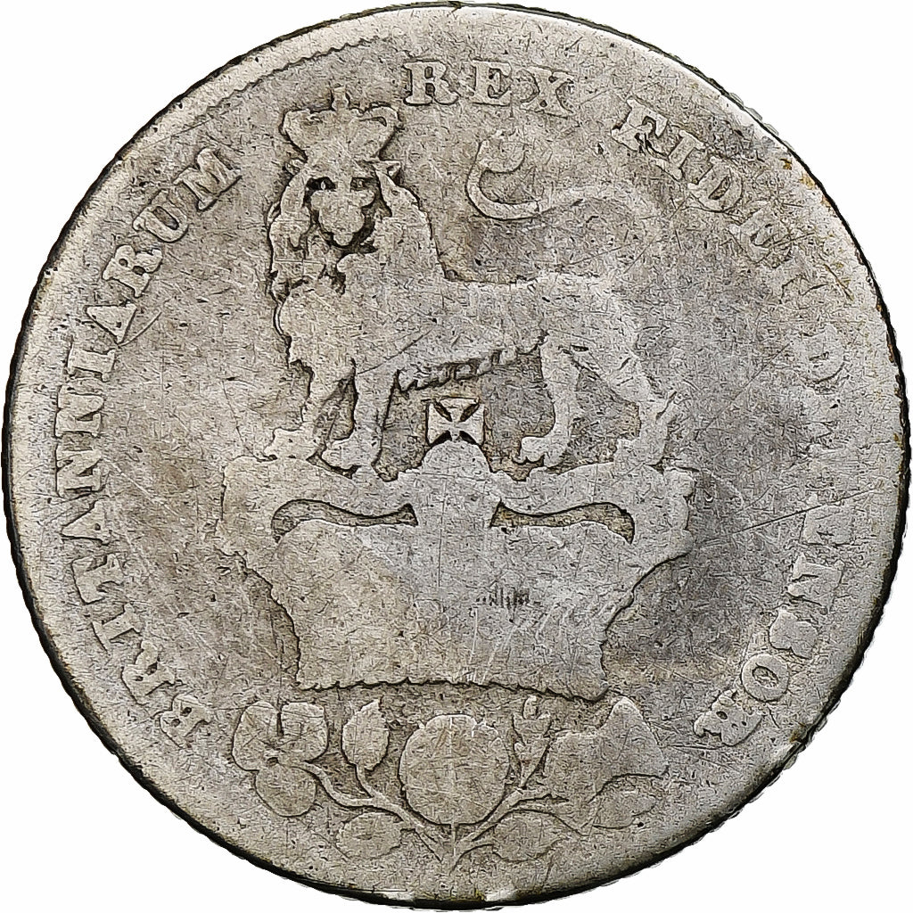 Grande-Bretagne, George IV, Shilling, 1826, Argent, B+, KM:694