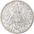 Estados alemanes, WURTTEMBERG, Wilhelm II, 3 Mark, 1909, Freudenstadt, Plata