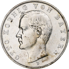 Stati tedeschi, BAVARIA, Otto, 3 Mark, 1912, Munich, Argento, BB+, KM:996
