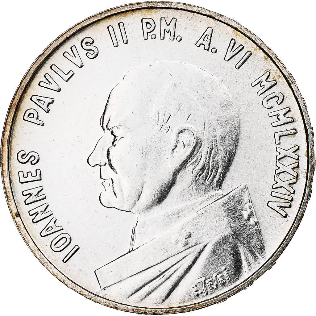 Cité du Vatican, John Paul II, 1000 Lire, 1984, Rome, Argent, FDC, KM:183