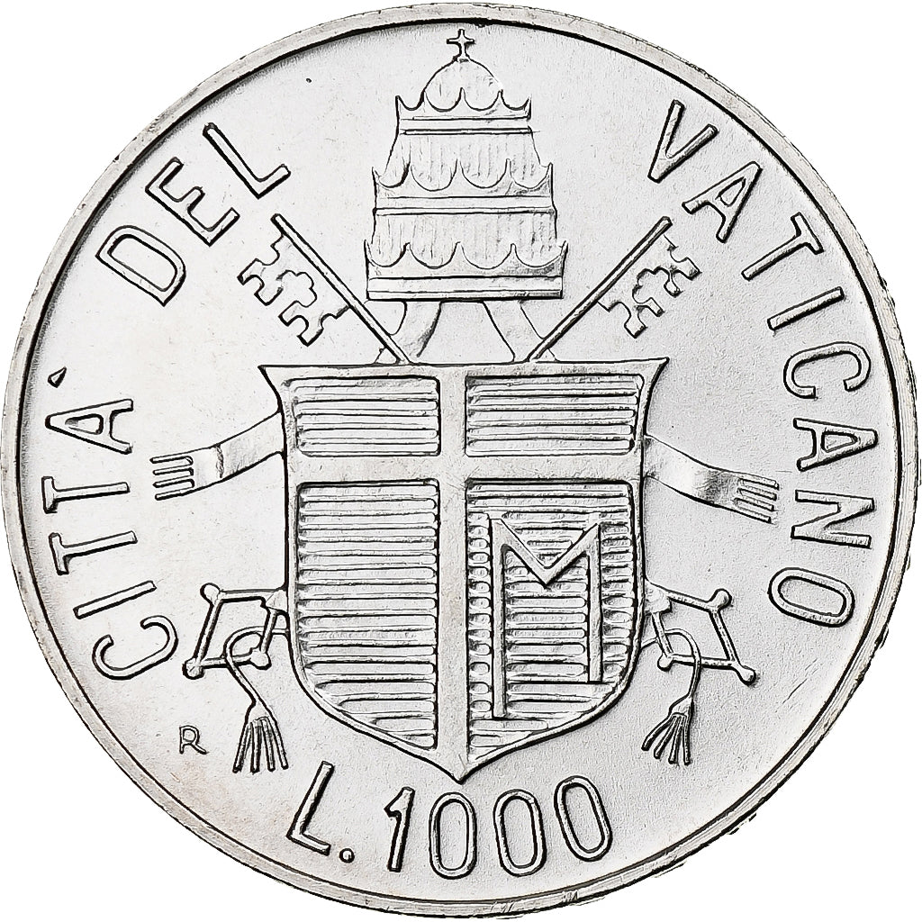Cité du Vatican, John Paul II, 1000 Lire, 1984, Rome, Argent, FDC, KM:183