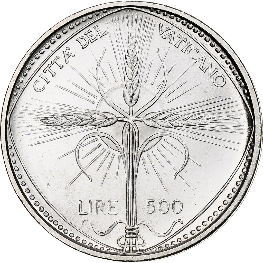CITTÀ DEL VATICANO, Paul VI, 500 Lire, 1968, Rome, Argento, FDC, KM:107