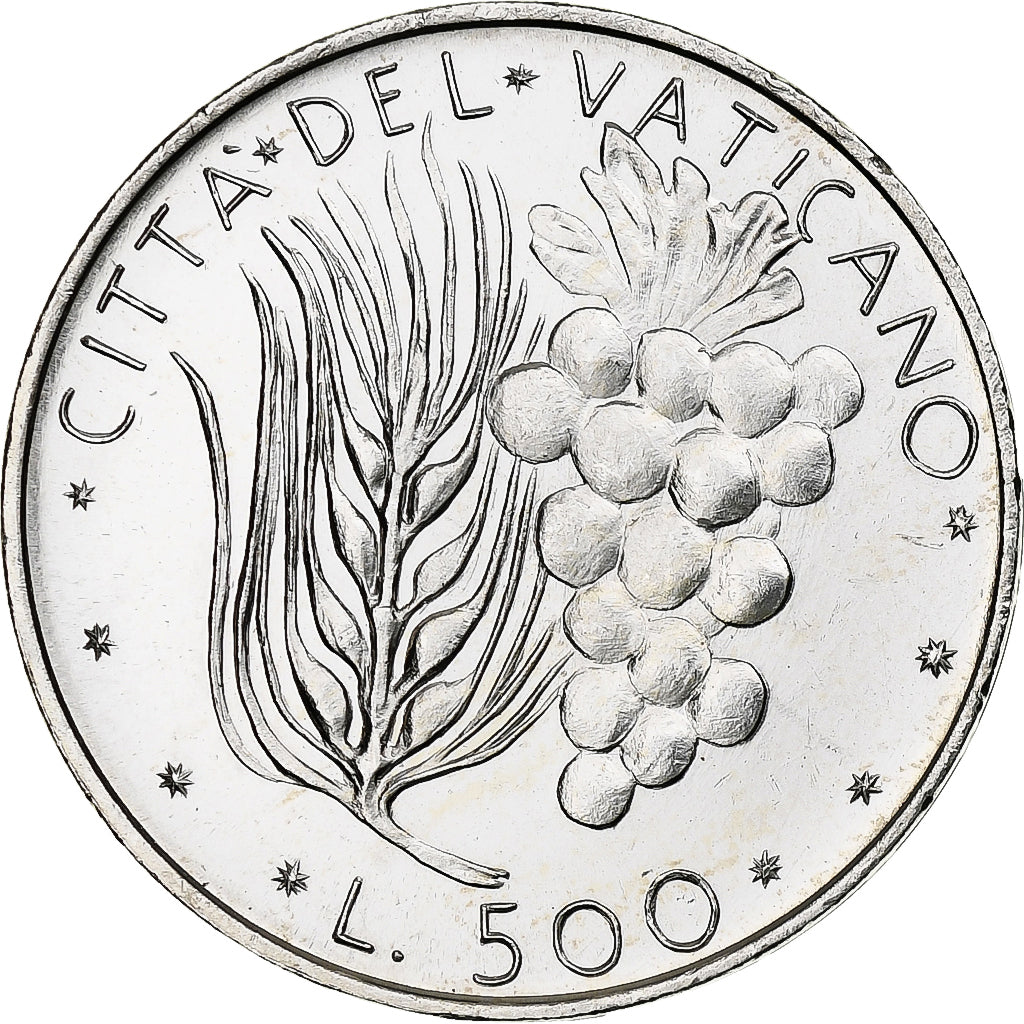 CITTÀ DEL VATICANO, Paul VI, 500 Lire, 1971, Rome, Argento, FDC, KM:123