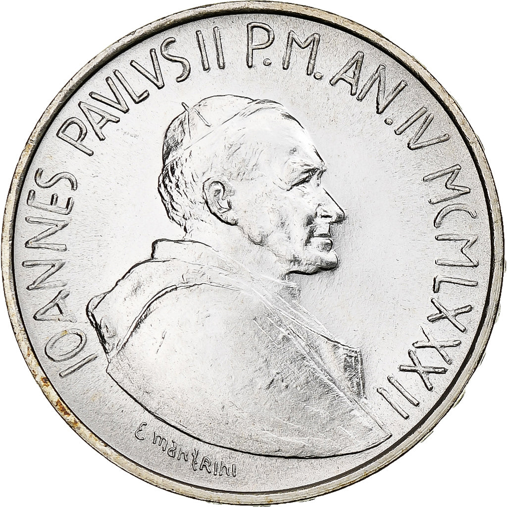 CITTÀ DEL VATICANO, John Paul II, 1000 Lire, 1982, Rome, Argento, FDC, KM:167