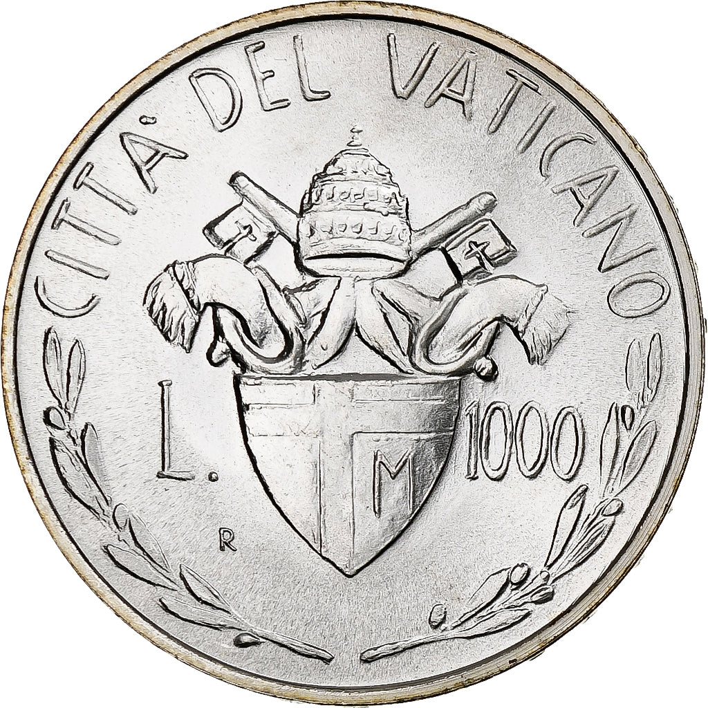 CITTÀ DEL VATICANO, John Paul II, 1000 Lire, 1982, Rome, Argento, FDC, KM:167