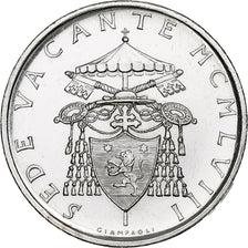 VATICAN CITY, Sede Vacante, 500 Lire, 1963, Rome, Silver, MS(65-70), KM:75