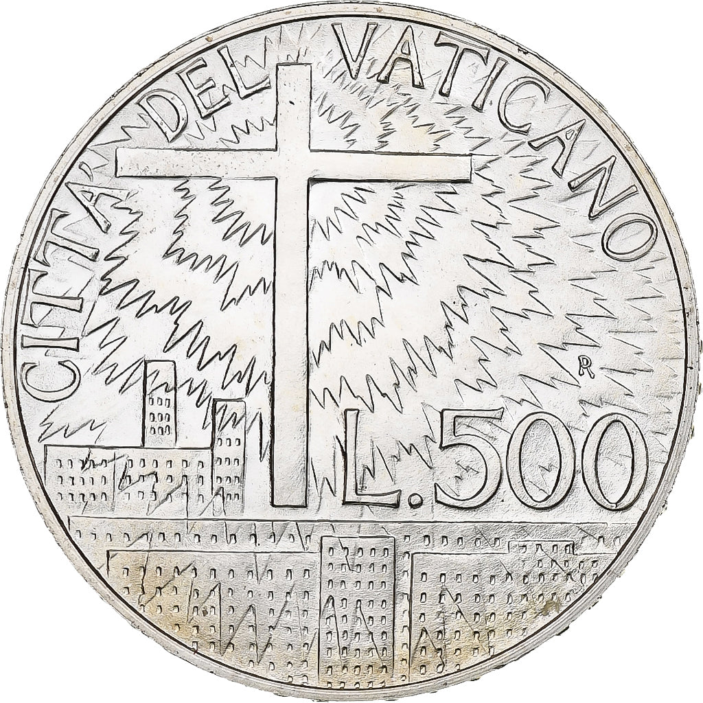 VATICAN CITY, John Paul II, 500 Lire, 1991, Rome, Silver, MS(65-70)