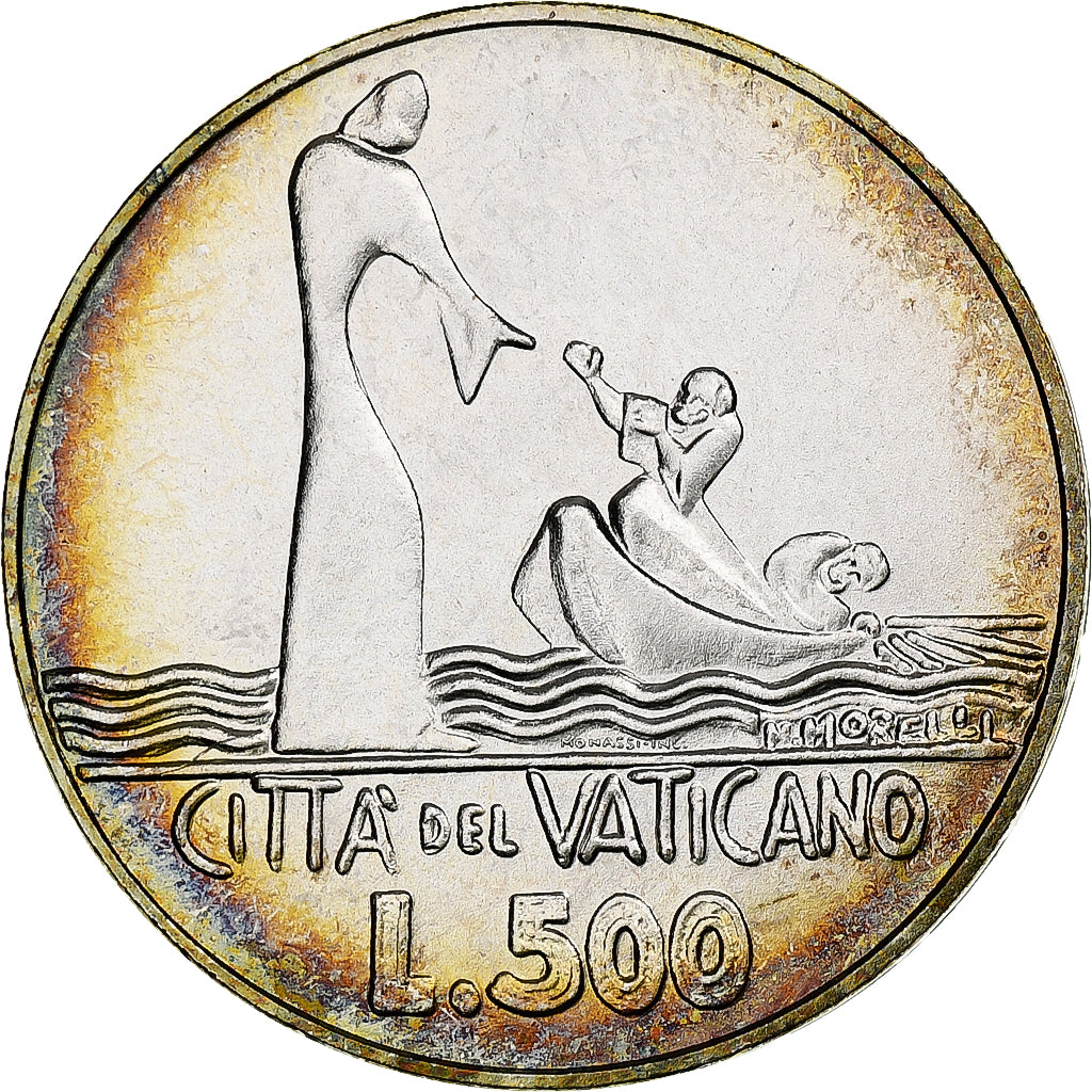 VATICAN CITY, Paul VI, 500 Lire, 1978, Rome, Silver, MS(65-70), KM:139