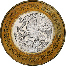 Messico, 20 Nuevo Pesos, 1993, Mexico City, Bi-metallico, FDC, KM:561