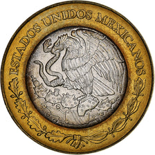 Mexique, 10 Nuevo Pesos, 1993, Mexico City, Bimétallique, FDC, KM:553
