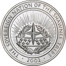 États-Unis, Dollar, The Sovereign Nation of the Shawnee Tribe, 2002, Flan mat