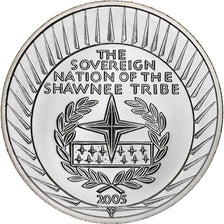 États-Unis, Dollar, The Sovereign Nation of the Shawnee Tribe, 2005, Flan mat