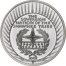 USA, Dollar, The Sovereign Nation of the Shawnee Tribe, 2007, Flan mat, Srebro