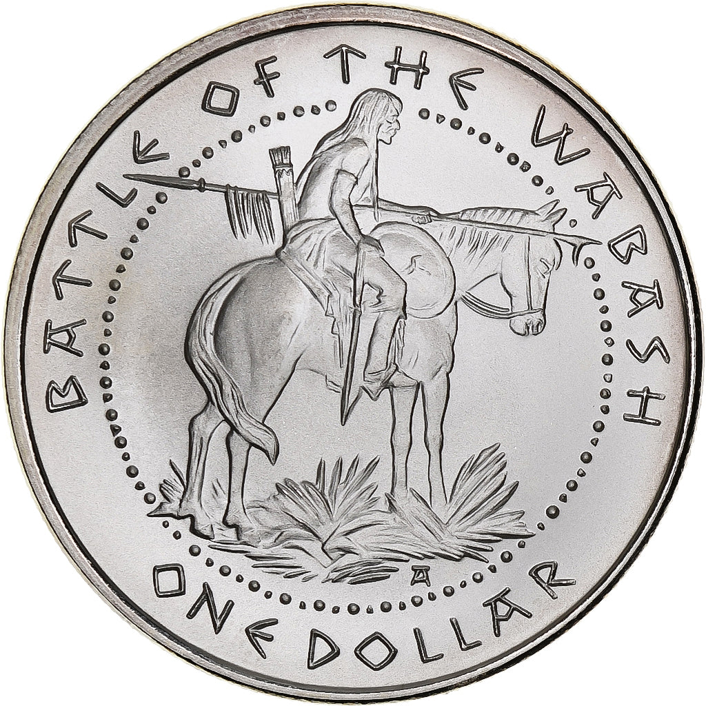 États-Unis, Dollar, The Sovereign Nation of the Shawnee Tribe, 2007, Flan mat