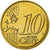 Malta, 10 Euro Cent, 2008, Paris, Tin, UNC-, KM:128