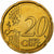 Malta, 20 Euro Cent, 2008, Paris, Latón, SC, KM:129