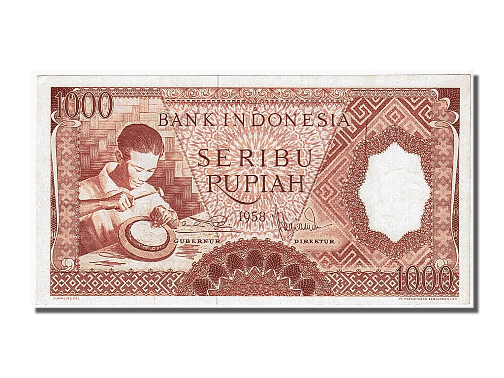 Indonesia, 1000 Rupiah, 1958, KM #61, UNC(65-70), RDN13776