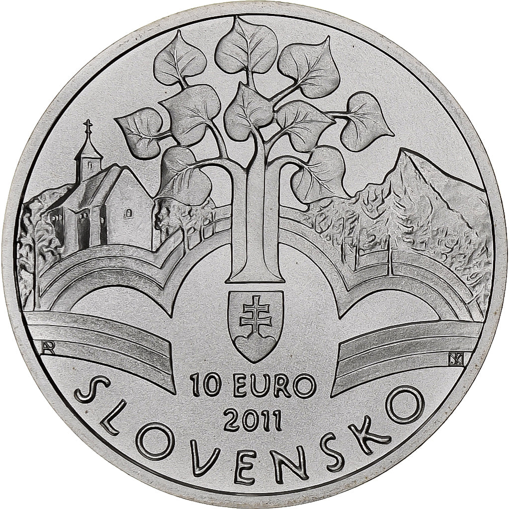 Slovakia, 10 Euro, 2011, Kremnica, Silver, MS(60-62), KM:116