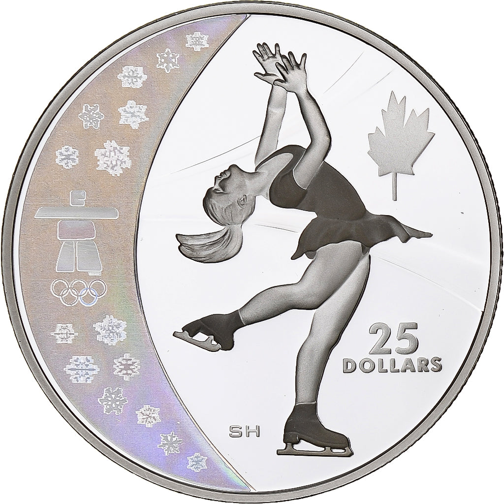 Canada, Elizabeth II, 25 Dollars, 2008, Ottawa, Proof, Srebro, MS(65-70), KM:815