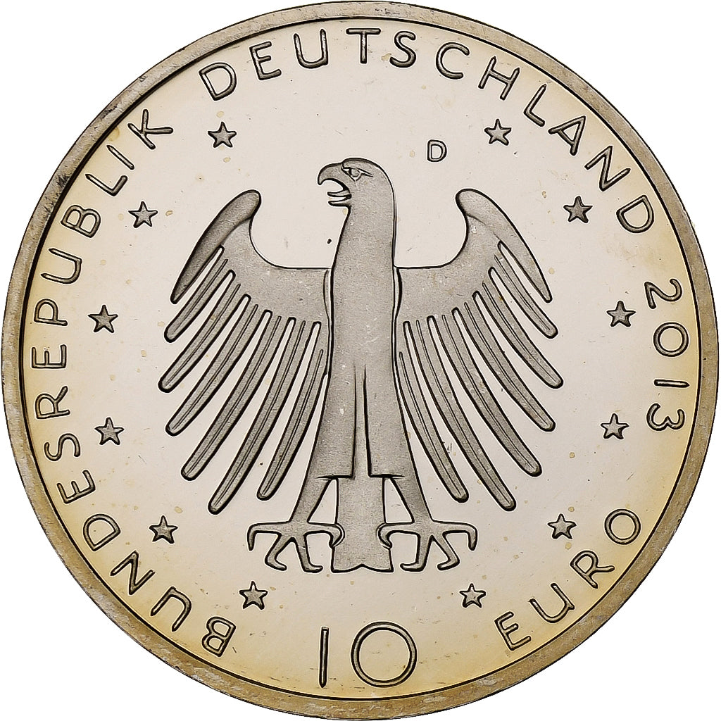 GERMANY - FEDERAL REPUBLIC, 10 Euro, Proof, 2013, Munich, Silver, MS(65-70)