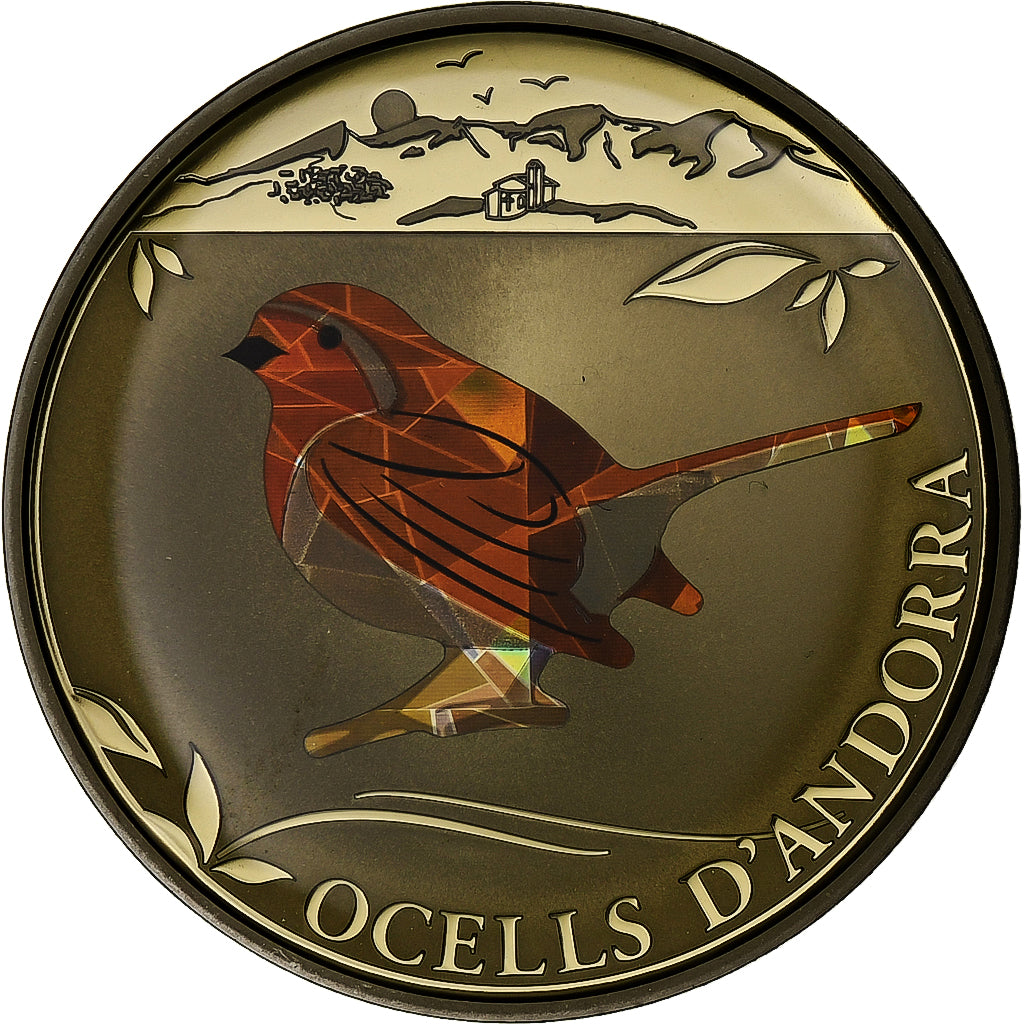 Andorra, Diner, 2012, FDC.colorisée., Copper-nickel, MS(65-70), KM:452