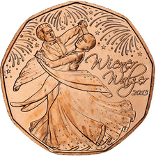 Austria, 5 Euro, 2012, Vienna, Copper, MS(65-70), KM:3216