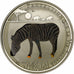 Togo, 100 Francs, Zébre, 2011, Proof, Silver Plated Copper, MS(65-70)