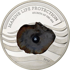 Palau, 5 Dollars, Pearl insert, 2013, Proof, Silver, MS(65-70)