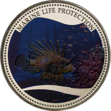 Palau, Dollar, Poisson-Lion rouge, 2009, Proof, Copper-nickel, MS(65-70)