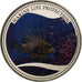 Palau, Dollar, Poisson-Lion rouge, 2009, Proof, Copper-nickel, MS(65-70)