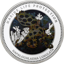 Palau, Dollar, Poulpe, 2012, Proof, Copper-nickel, MS(65-70)