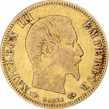 France, 5 Francs, Napoléon III, 1859, Paris, Gold, VF(20-25), Gadoury:1001