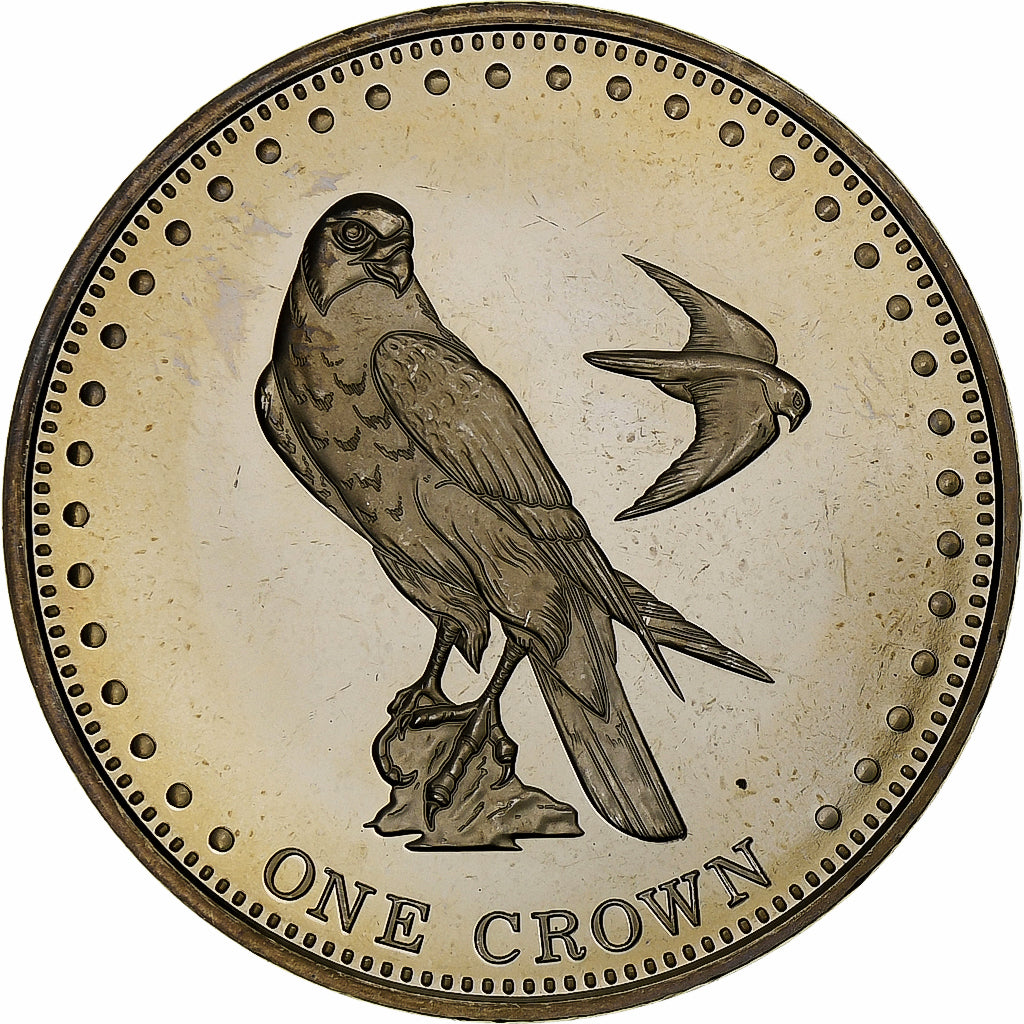 Tristan Da Cunha, Elizabeth II, Crown, 2009, Proof, Nickel, FDC