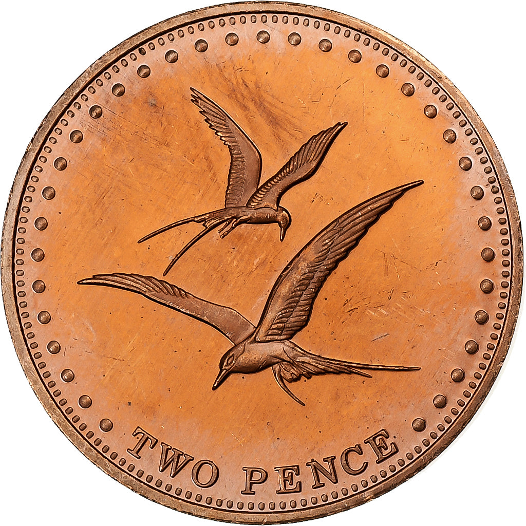 Tristan Da Cunha, Elizabeth II, 2 Pence, 2009, Proof, Koper, FDC