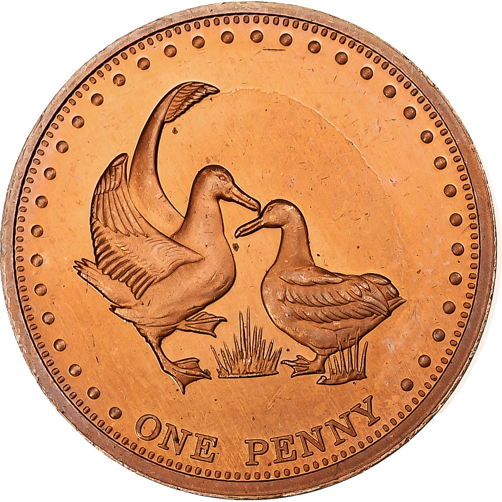 Tristan Da Cunha, Elizabeth II, Penny, 2009, Proof, Koper, FDC