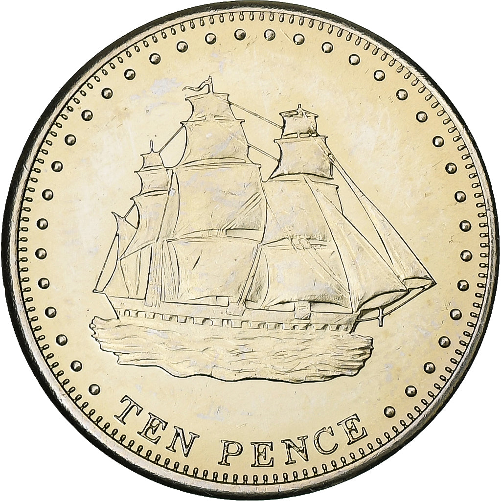 Tristan Da Cunha, STOLTENHOFF ISLAND, Elizabeth II, 10 Pence, 2008, Commonwealth