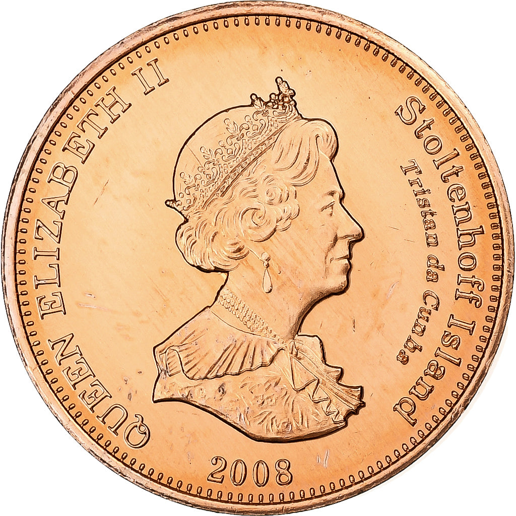 Tristan Da Cunha, STOLTENHOFF ISLAND, Elizabeth II, 2 Pence, 2008, Commonwealth
