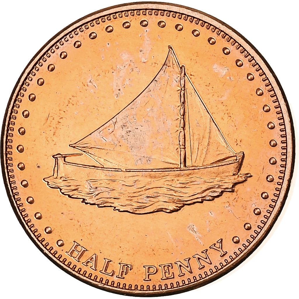 Tristan Da Cunha, STOLTENHOFF ISLAND, Elizabeth II, Halfpenny, 2008