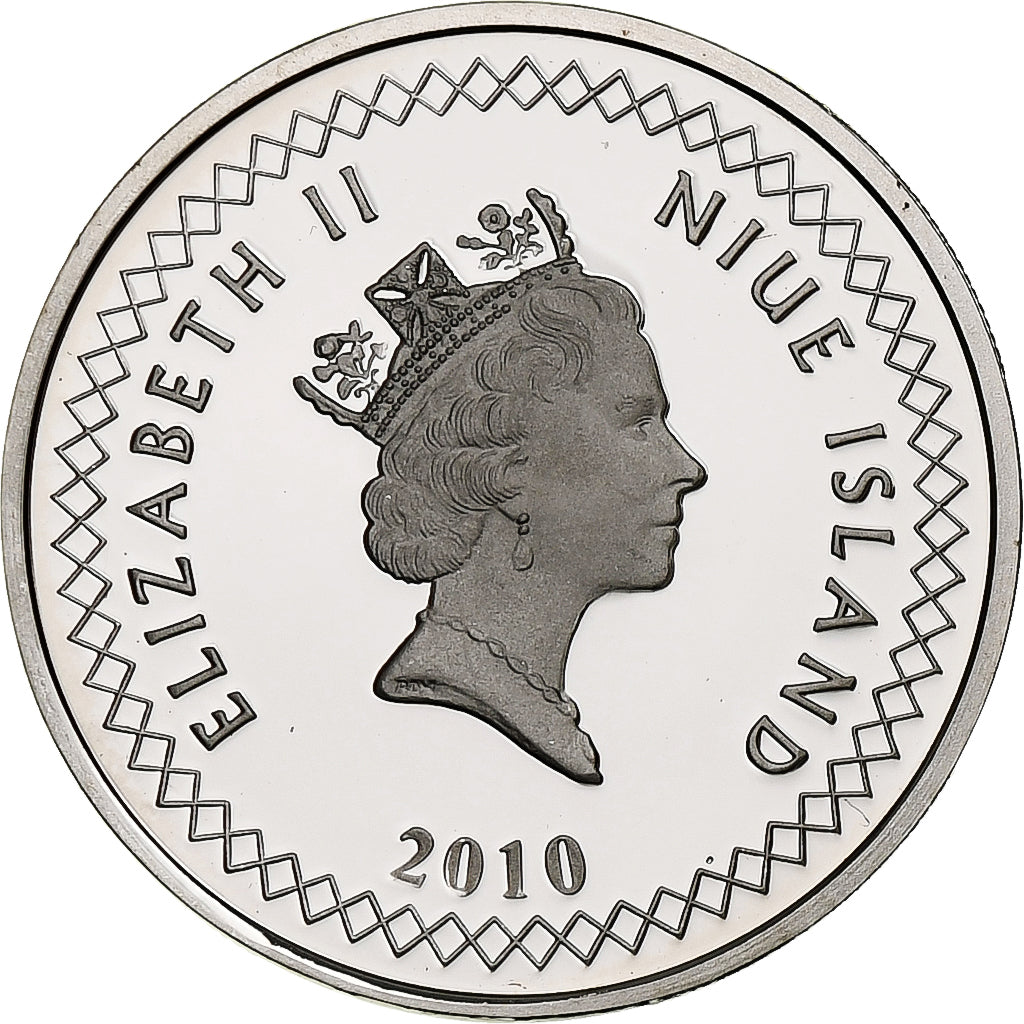 Niue, Elizabeth II, 50 Cents, 2010, Proof, Copper-nickel, MS(65-70)