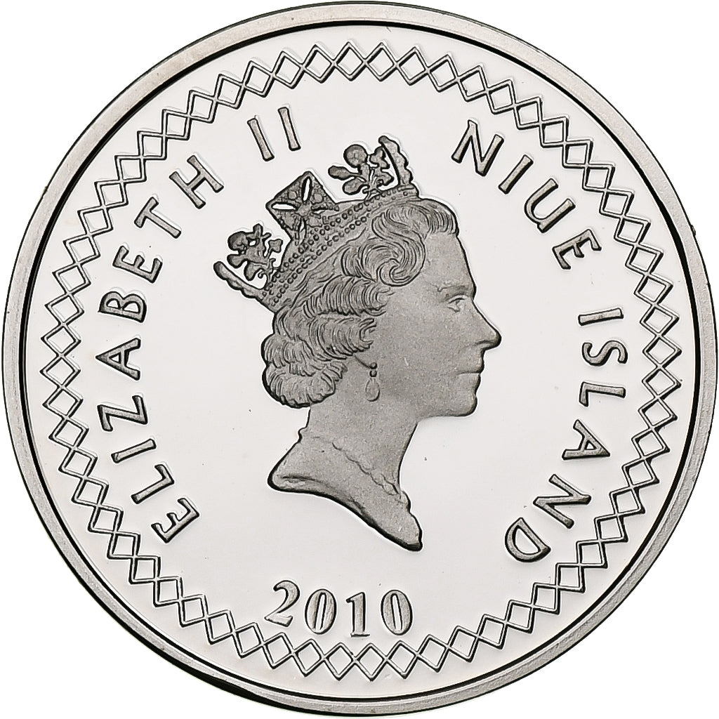 Niue, Elizabeth II, 20 Cents, 2010, Proof, Copper-nickel, MS(65-70)