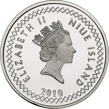 Niue, Elizabeth II, 20 Cents, 2010, Proof, Copper-nickel, MS(65-70)