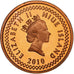 Niue, Elizabeth II, 5 Cents, 2010, Proof, Brass, MS(65-70)