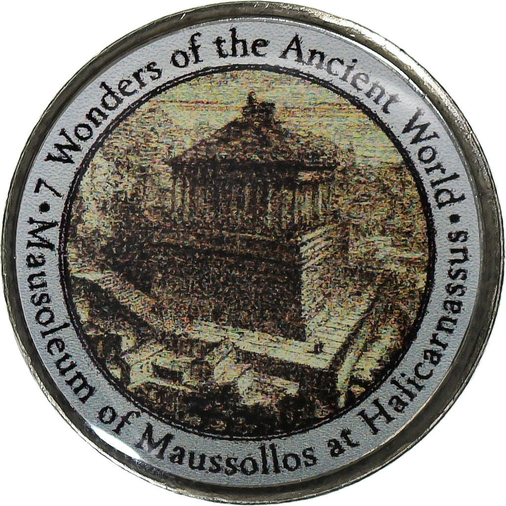 Grèce, Jeton, 7 Merveilles du Monde, Mausolée d'Halicarnasse, Cupro-nickel