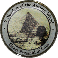 Greece, Token, 7 Merveilles du Monde, Pyramide de Gizeh, Copper-nickel