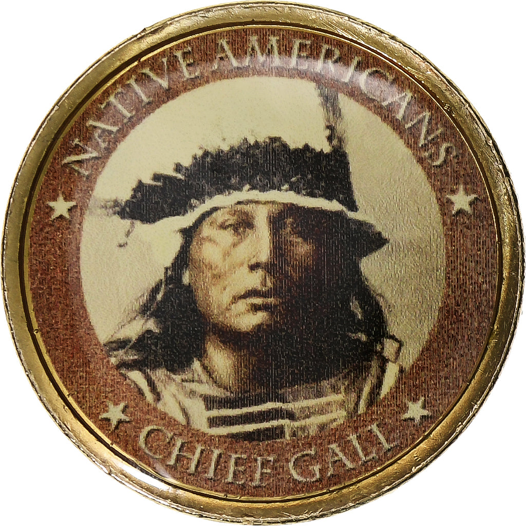 Verenigde Staten van Amerika, Les Indiens d'Amérique, Chief Gall, Token, FDC