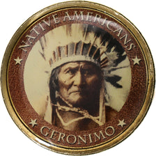 Stati Uniti d'America, Les Indiens d'Amérique, Geronimo, ficha, FDC, Nickel