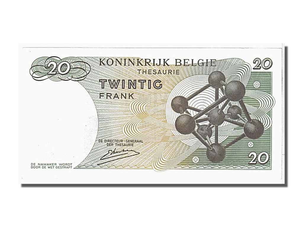 Belgium, 20 Francs, 1964, KM #138, 1964-06-15, UNC(65-70), 0386068