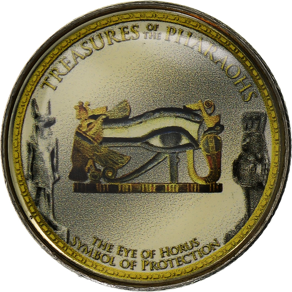 Ägypten, betaalpenning, Trésors d'Egypte, Horus, 2007/AH1428, Kupfer-Nickel